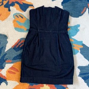 7 for all mankind denim sleeveless dress small